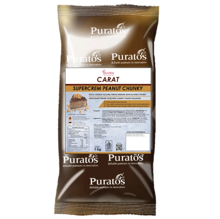 CARAT SUPERCREM PEANUT CHUNKY (10 X 1 KG)